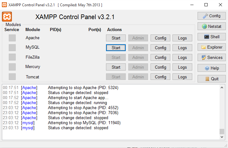 Xampp control panel.png